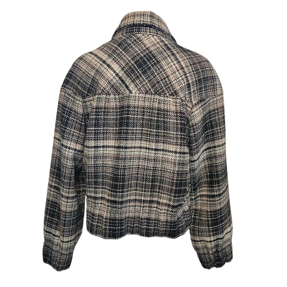 Mossimo Plaid Wool Blend Jacket. Medium - image 4